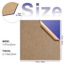 Gute 6Pcs Cast Acrylic Sheet,Acrylic Sheet Opaque Plastic Sheet 8 x 8 Inch (.118" Thick) for Signs, DIY Display Projects, Craft and Easy to CutBlue