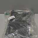 Yeaqee 10 Pack Metallic Paper Gift Bags with Handles Tissue Paper Thank You 5 Senses Gift Bag for Birthday Wedding Baby Shower Groomsmen Bridal Anniversary Favor 9 x 7 x 3.15''(Black, Gold)