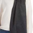 Fishers Finery Women's 100% Pure Cashmere Winter Scarf (Charcoal)