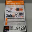 HORUSDY 32-Piece Hex Key Set with Another Torque Handle, Allen Wrench Set Inch/Metric MM(0.7mm-10mm) SAE(0.028"-3/8)