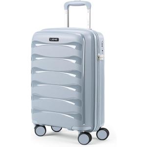 20 inch carry on luggage 22x14x9 Airline Approved, Grey