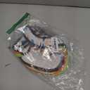 7Pcs Cotton Waterproof Baby Bibs Hook Loop Closure Newborn Bib Keepsake Baby Gift for Drooling Feeding Eating (Multicolor)