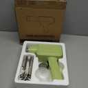 Electric Pasta Maker, Handheld Pasta Maker Machine, All-In-One Cordless Noodle Machine, with Shaping Molds And Cutter,Green