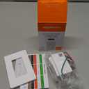 Amazon Basics Smart Dimmer Switch, Single Pole, Works with Alexa Only, 2.4 GHz Wi-Fi, No Hub Required, White