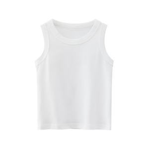 Soft Undershirt Tank Top, Cotton Undershirt Sleeveless, Shirts for Kids, Girls Or Boys, Size 130