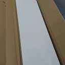 Fun Memories Floating Shelves - 12 Inch Rustic Wooden Wall Shelves - Extra Deeper & Thicker Wall Mounted Storage Shelf for Living Room, Kitchen, Farmhouse - 55" W x 12" D x 1.8" H - White