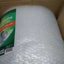 Amazon Basics Bubble Wrap for Moving, Packing, Shipping and Storage, Perforated Protective Cushioning for Fragile Items, 12-inch x 175-ft Long Roll, Small 3/16", Clear