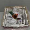 Pink Christmas Decor Light up Gift Boxes with Heart, Light up Xmas Boxes with Battery Operated for Wedding Christmas Valentine's Day Decorations Indoor and Outdoor (3 Pack) (Pink Heart)