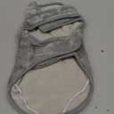 Malier Dog Winter Coat, Reversible Fleece Dog Cold Weather Coats, Windproof Warm Snow Puppy Jacket Vest Pet Clothes for Small Medium Large Dogs (Gray, Small)