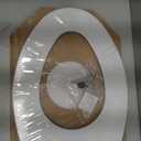 Bemis 1500EC 390 Lift-Off Wood Elongated Toilet Seat, Cotton White (Pack of 1)
