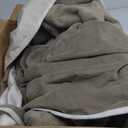 Waterproof Blanket for Bed, Leak Proof Dog Couch Blankets Reversible, Pet Throw Sofa Furniture Protector Machine Washable-82 x120,Beige+Khaki