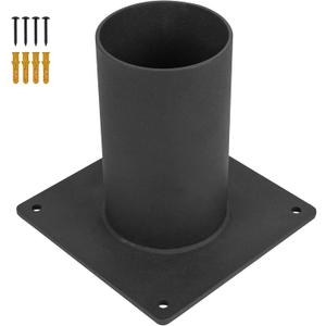 3 Inch Pier Mount Base,Heavy Duty Pier Mount Adapter for 3" Post Light Fixtures, Mounting Hardware Included