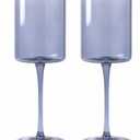 Core Home Specialty Glasswear Collection, Wine Glass Set , 2 Pieces, Blue