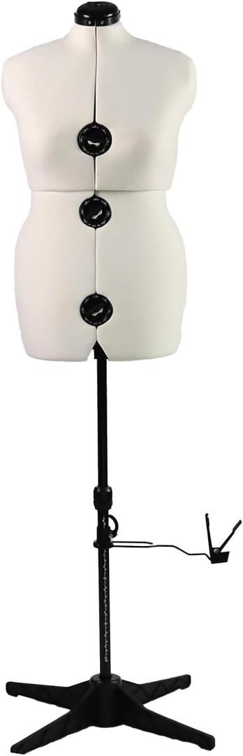 Beige Female Sewing Dress Form Mannequin Size 12-18 Adjustable
13 Adjust tuning dials,360 Degree Hem Guide,Up to 75" Height,for tailor studio,garment making retail clothing display