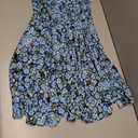 Yoklass Girls Dress Casual Round Neck A Line Ruffle Sleeve Knee Length Dresses Size XL