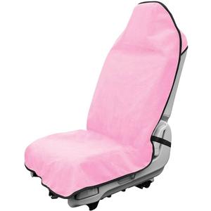 DXNQ Waterproof Car Towel Seat Cover, Sweating Non-Slip Premium Towel Carseat Cover Protector, Universal Soft Machine Washable Car Truck SUV Front Seat Cover for Gym Workout Beach Hiking (Pink)