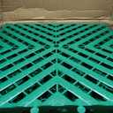 20Pcs Drive on Lawn Grid Ground Protection Mats, 15.7 x 15.7in Green