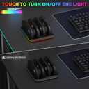 Vilante Charging Dock for Nintendo Switch 2 Joy-Con Controllers, 4 in 1 Charge Station for Nintendo Switch 2 with 5 Light Modes Magnetic Fast Controller Charger for Joy Con 2 with LED Indicators