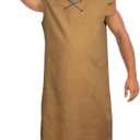 FINASKASU Halloween Costume for Men Adult Classic Caveman Cosplay Costumes Funny Simple Prehistoric Outfit (X-Large, Brown)