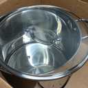 TeamFar 16QT Stock Pot, Stainless Steel Stockpot Large Induction Cooking Pot with Lid & Tri-ply Bottom, for Soup Seafood Cooking, Sauce Canning, Non Toxic & Heavy Duty, Various Stovetops Suitable