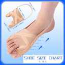 Sosation 2 Pairs Bunion Corrector for Women and Men Breathable Big Toe Straightener Adjustable Comfortable Bunion Splint Brace Support for Hammer Toe Separator for Tailors Pain Relief (Small)