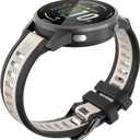 Compatible with Garmin Venu 3S / Venu 2S / Vivoactive 4S/ Vivomove 3S/Venu 4 41mm, Stripe Silicone 18mm Band Soft Rubber Breathable Sport Strap Quick Release Wristband Loop for Men Women