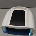 UV LED Nail Lamp 96W, Rechargeable UV Light for Gel Nails with Metal Base, Auto Sensor and 4 Timer Settings, Salon Quality UV Nail Light(White)