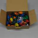 50 LED C7 Christmas Lights, 31FT C7 LED Christmas String Lights Lights Vintage Christmas String Lights Plug in Waterproof for Indoor Room Outdoor Party Garden Yard Roof Tree Decor