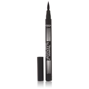 L'Oreal Paris Voluminous Superstar Liquid Eyeliner Pen, Black, 0.056 oz