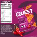 Quest Nutrition Spicy Sweet Chili Tortilla Chip, 19g Protein, 4g Net Carb, High Protein Low Carb, Gluten Free, 1.1 oz, BBD: 05/14/26 (Pack of 12)