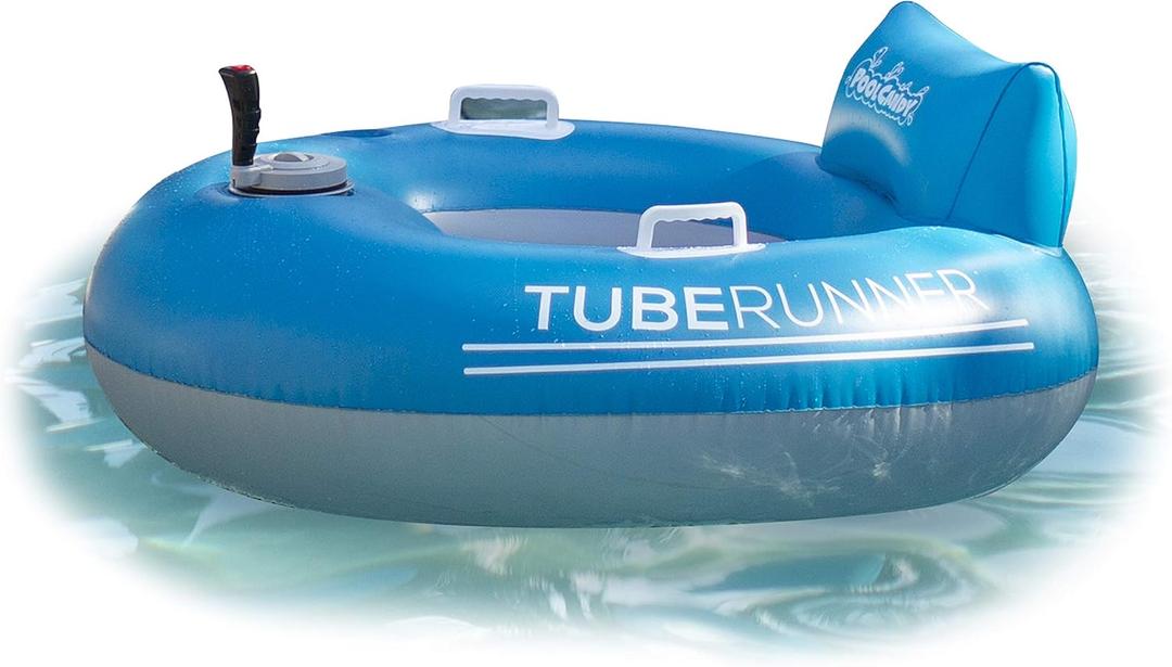 Tube Runner Motorized Water Tube. Great Powered Pool Float for Swimming Pools, Lakes.