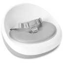 Skip Hop Booster Seat for Dining Table, Sleek Seat Booster, Grey/White