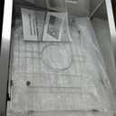 Undermount Kitchen Sink 17 3/4" x 13 3/4" Basin Depth, 3D Embossed Stainless Steel Sink Single Bowl with Accessories