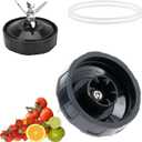 [Upgrade] Replacement 6-Fins Female Blender Blade Parts Compatible with Ninja Auto iQ Blenders. [4Inch Female Fins ONLY]