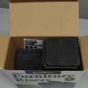 EclatBain Bed Risers Furniture Risers Heavy-Duty Rectangular Adjustable Block Lift to 3 inches and 4.3 inches Desk, Sofa, Chair Legs, Refrigerator, Washing Machine Support up to 4000 pounds (Square-4 Pack-black)