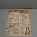Shuffleboard Knowledge Metal Signs Poster, Vintage Wall Decor Farmhouse Decorations 16x12 Inches
