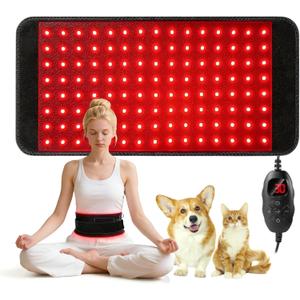 Belt Blanket for for Body 660nm/850nm with 360 LEDs 3-in-1 Chips, Wearable Wrap, Timer Remote Hands-Free Portable Home Use for Back Shoulder Waist Neck Knees