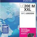 Brother LC20EM Super High Yield Magenta Ink Cartridge