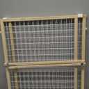 Toddleroo by North States - Extra-Wide Wire Mesh Wooden Baby Gate: Pressure Mounted Baby Gate for Doorways - Adjustable 29.5 to 50 Inches Wide - 31 Inches Tall