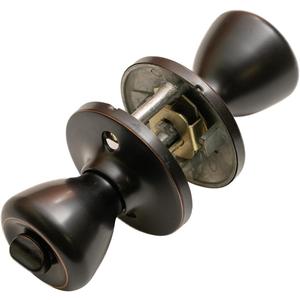 Ultra Security Entry Lock Set |1 Pack | Oil Rubbed Bronze | Same Entry Doorknobs 