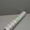 Drawer and Shelf Liner, Non-Slip Kitchen Cabinet Liners Non-Adhesive Thick Strong Grip Waterproof Washable Mats Protect Dresser Shelves Cupboard Bathroom Cabinets, White Stripes, 24IN X 10FT