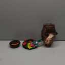 Perky-Pet 9106-2 Prohibition Top-Fill Glass Hummingbird Feeder Brown 36 oz Capacity