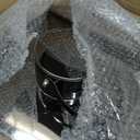 MATICO Stainless Decorative Candle Lantern Set of 3, Hanging Decor Hurricane Lantern Candle Holder for Festival Ceremony Home Decor, Both Indoor & Outdoor Use, Black