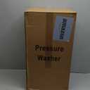Electric Pressure Washer 5000PSI-Max 3.6GPM Power Washer Touch Screen Adjustable Pressure,4 Nozzles and 500ml Foam Cannon Power Washer Cleaning for Patio Yellow