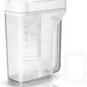 Upgraded DA97-17395A Refrigerator Water Pitcher Compatible with Samsung, No Leak Fridge Water Pitcher for Fridge Door Replacement, for Samsung RF23M8570SR, RF23M8590SG, RF23M8090SR