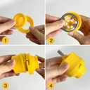 Electric Drill Compatible PVC Pipe Threader Kit, PVC Pipe Threader with 3 Dies, 1/2", 3/4", 1",PVC Thread Maker Tool for Electric Drill - Plastic Pipe Tap Die Set, Pipe Threader Kit (Set A+B)