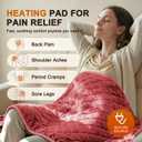 Heating Pad for Back & Period Cramps 35"x20" King Size, Electric Heating Pads for Shoulder Neck Arms Legs, Dry/Moist Heat, 6 Heating & Auto Off, Machine Washable, Birthday Gifts for Women & Men