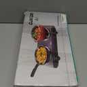 CUKOR Double Cast Iron 2 Burner, 1800W Countertop Burner, Dual Electric Stove Burners, Portable Double Burner for Cooking