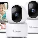 GALAYOU Indoor Security Camera 2K, 360 Degree 2.4G WiFi Home Security for Baby/Pet/Elder/Nanny with Night Vision, 24/7 SD Card Storage, Works with Alexa and Google Assistant G2-2Pack