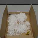 36-Pack Snowflake Christmas Tree Ornaments - White Glitter Snowflake Decorations for Xmas Tree, Adornos para rbol de Navidad, Winter Snow Flakes Decor. (White)